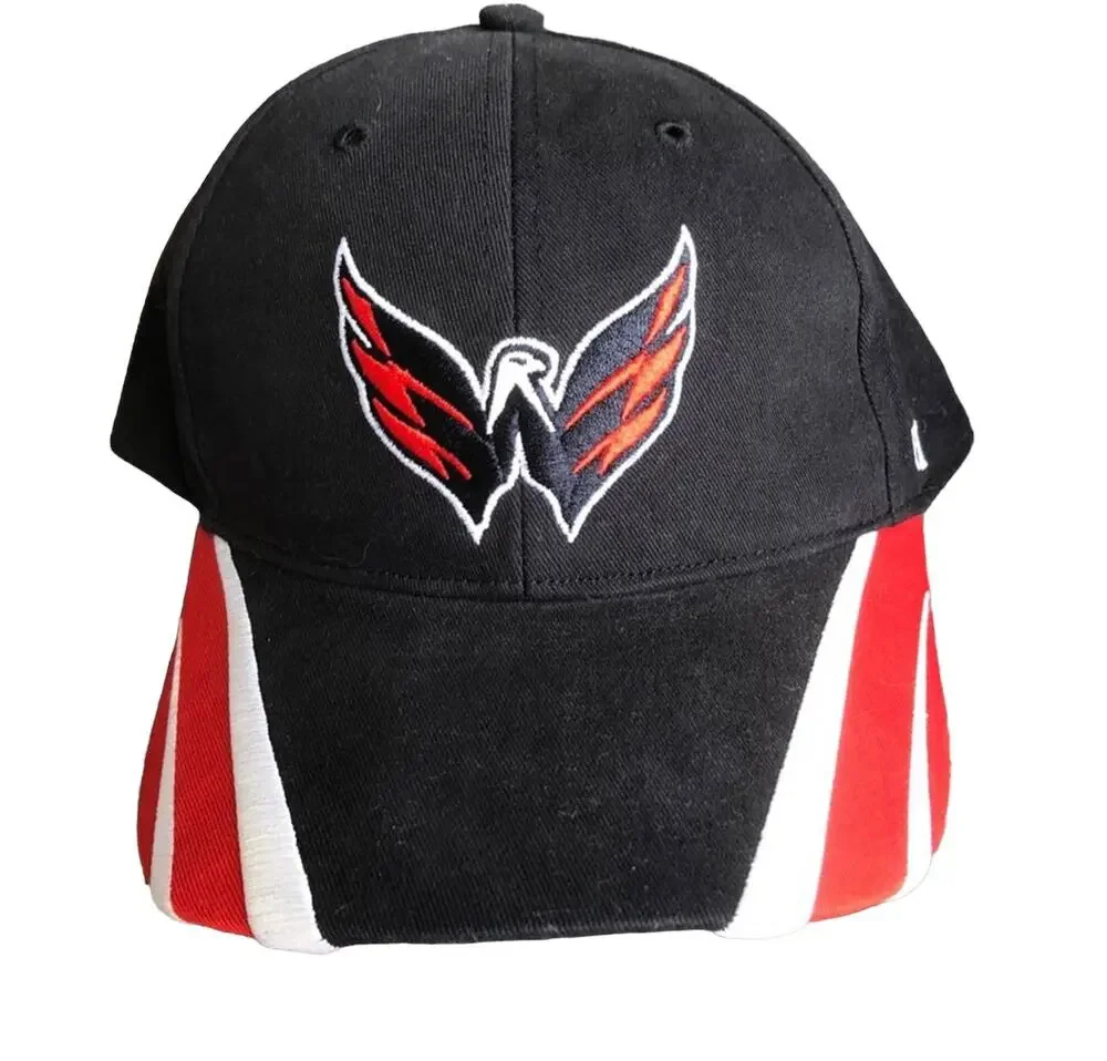 Washington Capitals Hat Youth Size 47 Brand NHL Hockey Cap Adjustable Velcro